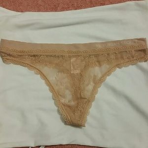NWOT Lot of 2 Victoria's Secret Lace Thongs Sz M